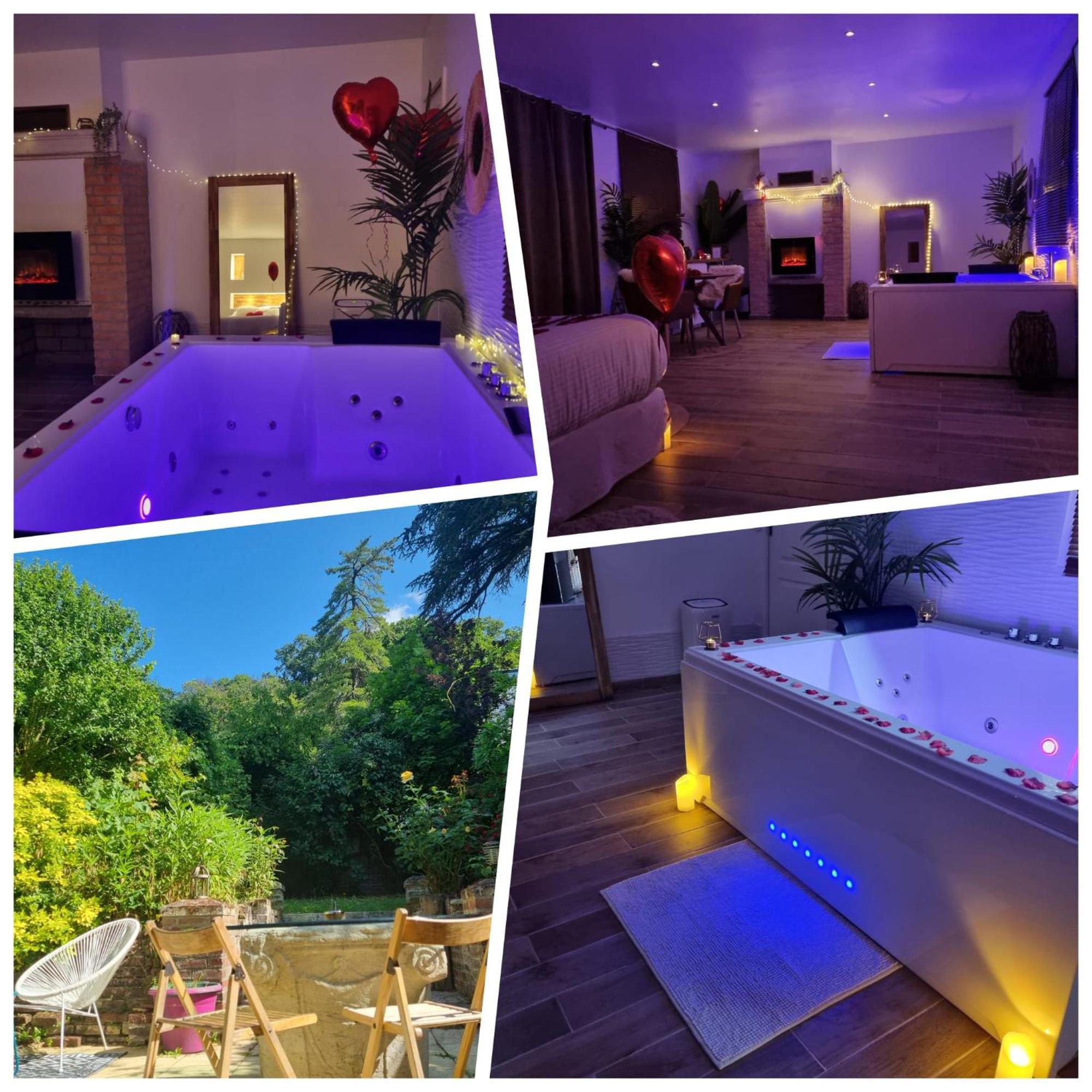 Levasion Romantique Loft Avec Jacuzzi Privatif Et Jardin Paris Hotel Saint-Prix  Exterior photo